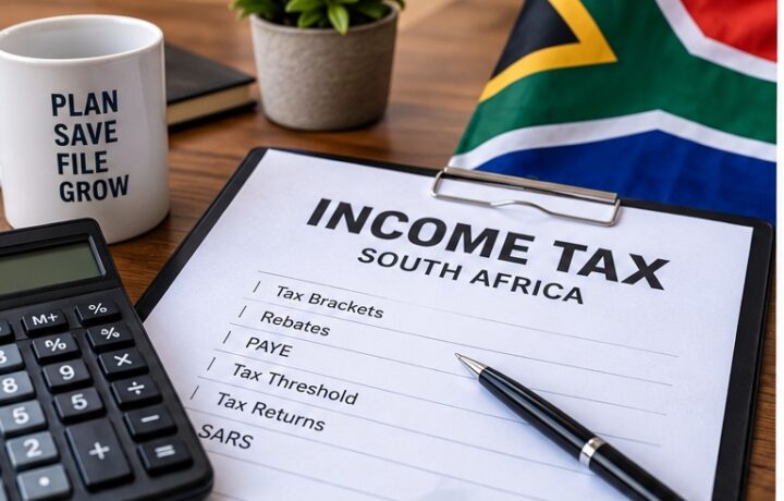 How does income tax work in South Africa
