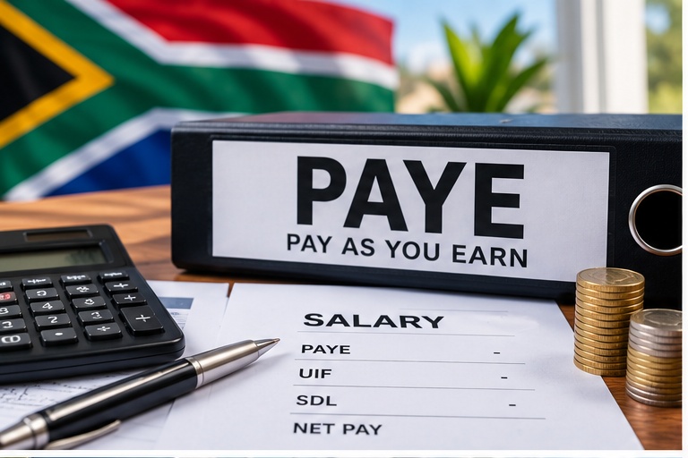 How does PAYE work in South Africa