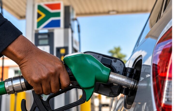 How is the petrol price calculated in South Africa
