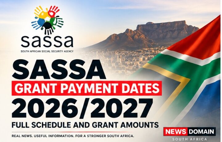 SASSA grant payment dates 2026/2027
