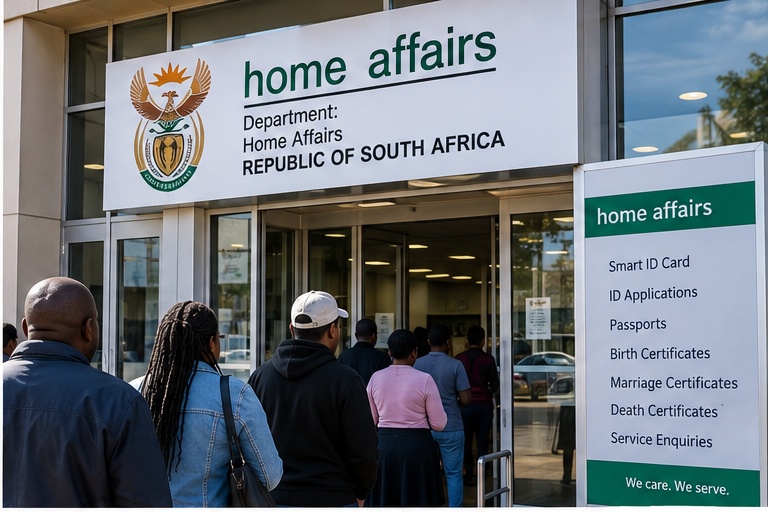 Home Affairs Smart ID application in South Africa