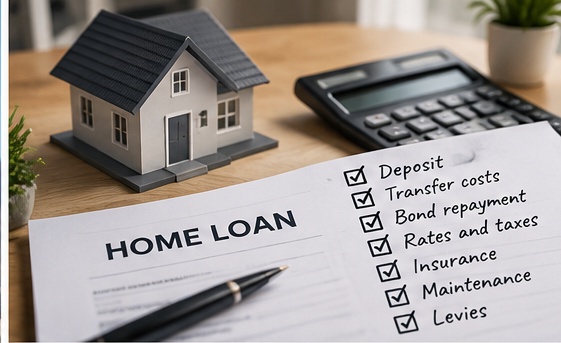 Home loan costs to consider when buying a house in South Africa