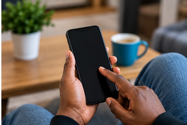 Using a mobile phone to access SARS tax number services in South Africa