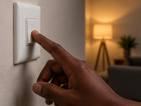 South African household reducing electricity consumption