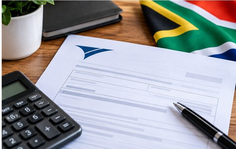 ax registration documents used when managing a SARS tax reference number
