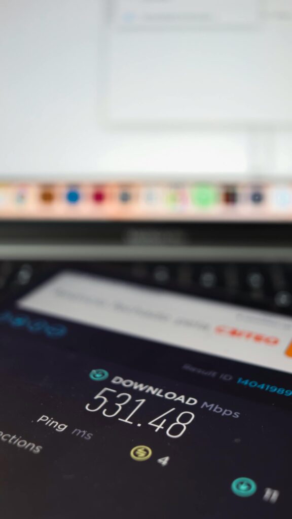 phone showing downloads